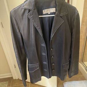 Rachelle Black Leather Jacket